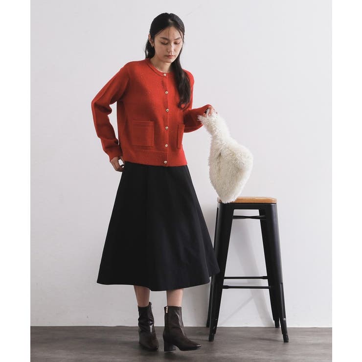 タフタフレアスカート【洗濯機OK】 | OPAQUE.CLIP | 詳細画像2 