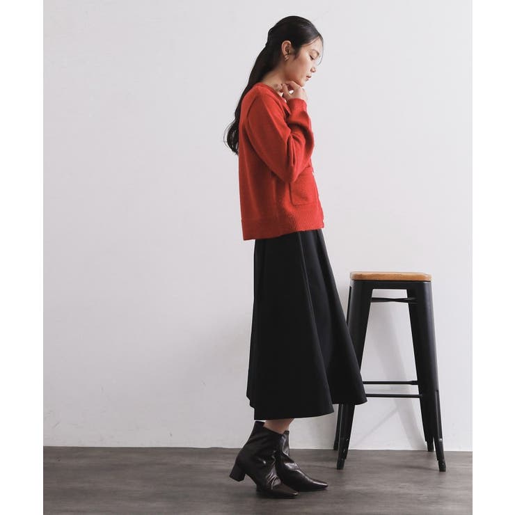 タフタフレアスカート【洗濯機OK】 | OPAQUE.CLIP | 詳細画像3 