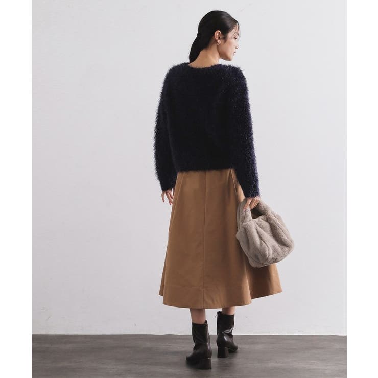 タフタフレアスカート【洗濯機OK】 | OPAQUE.CLIP | 詳細画像7 