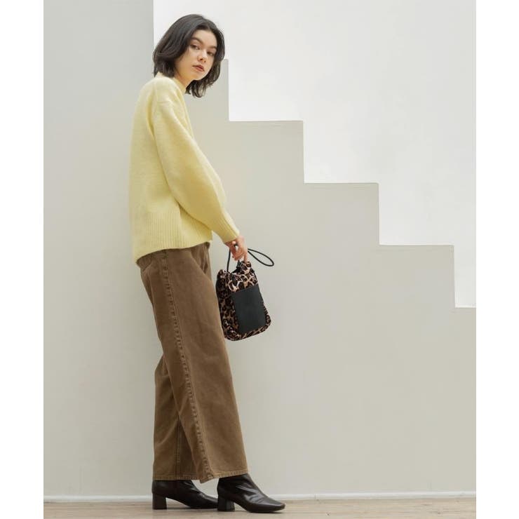 ヴィンテージカラーワイドストレートパンツ【洗濯機OK】 | OPAQUE.CLIP | 詳細画像12 