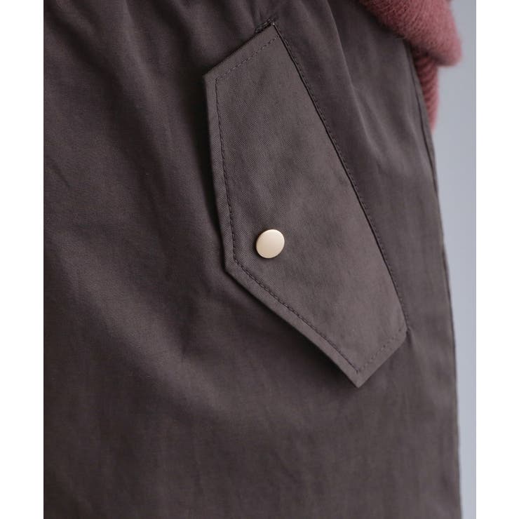 【es】リブナロースカート【洗濯機OK】 | OPAQUE.CLIP | 詳細画像8 