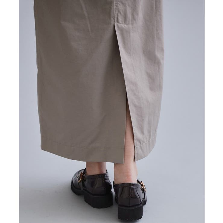 【es】リブナロースカート【洗濯機OK】 | OPAQUE.CLIP | 詳細画像15 