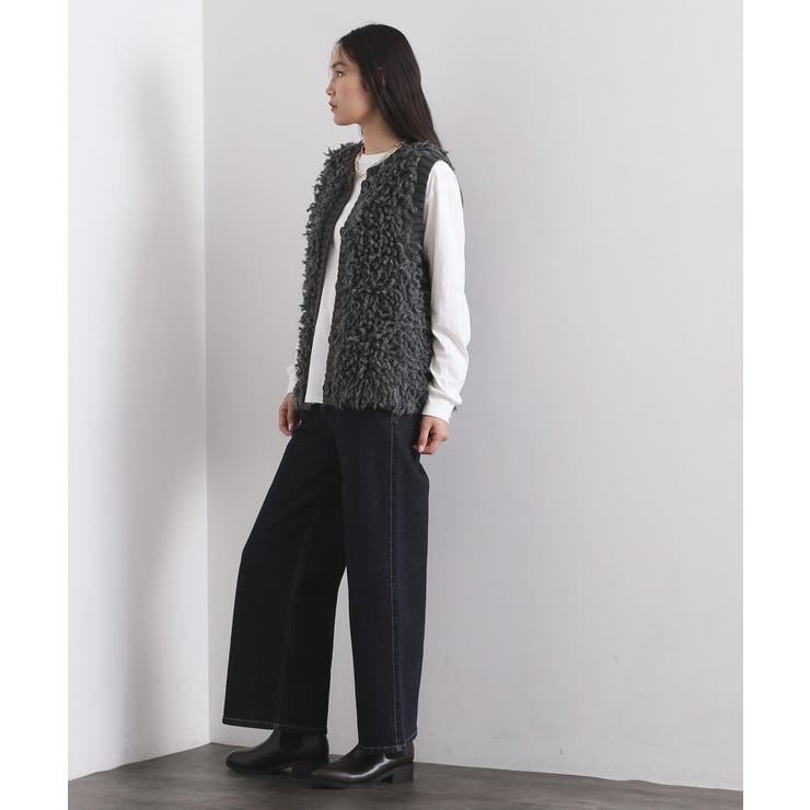 ループヤーンニットベスト【洗濯機OK】 | OPAQUE.CLIP | 詳細画像11 