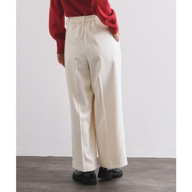 カルゼタックワイドパンツ【洗濯機OK】 | OPAQUE.CLIP | 詳細画像1 