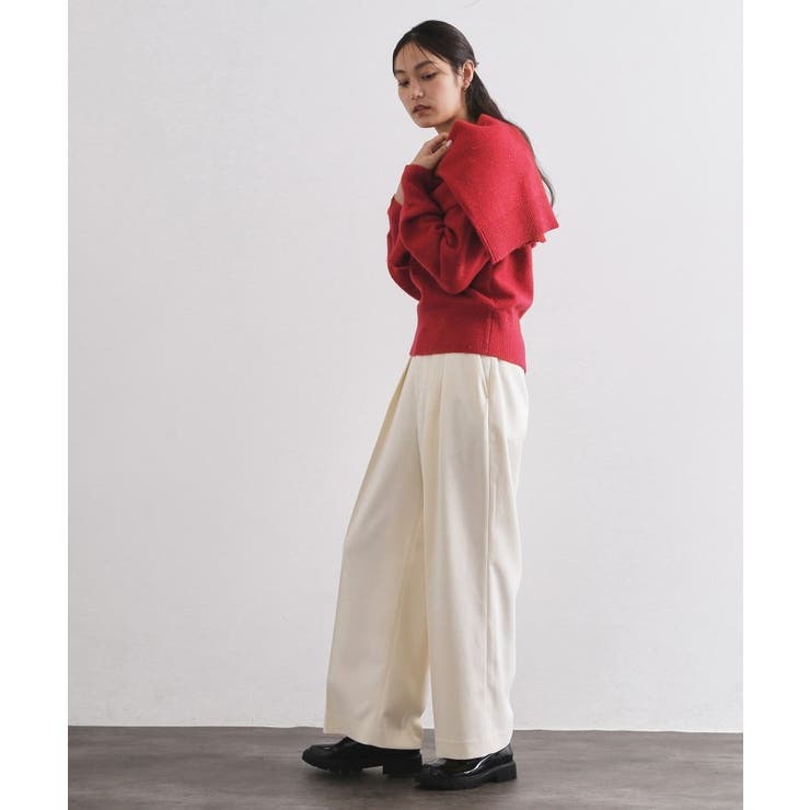 カルゼタックワイドパンツ【洗濯機OK】 | OPAQUE.CLIP | 詳細画像3 