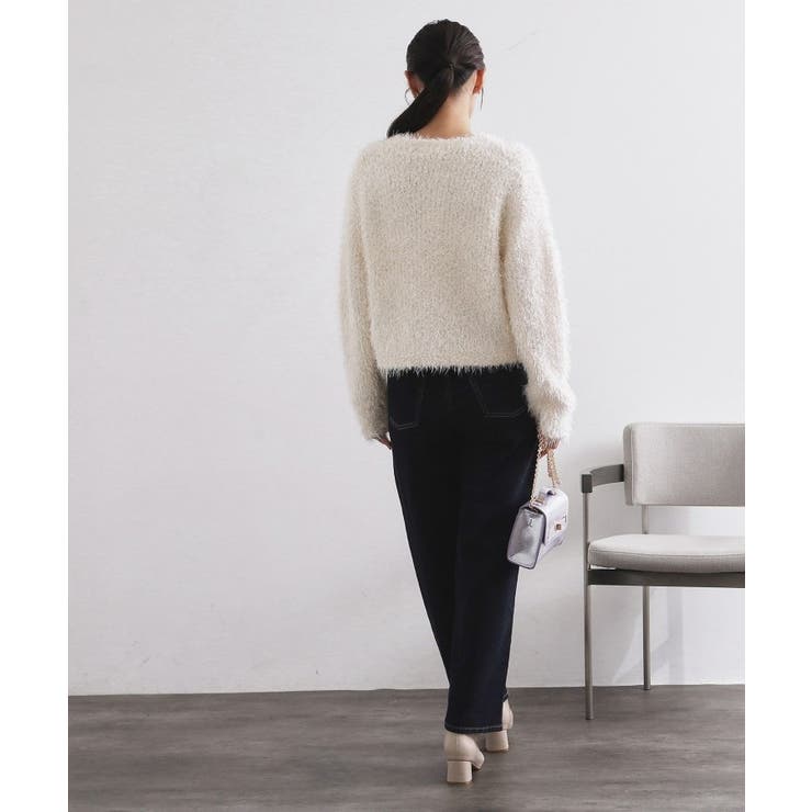 シャギーラメニット【洗濯機OK】 | OPAQUE.CLIP | 詳細画像3 