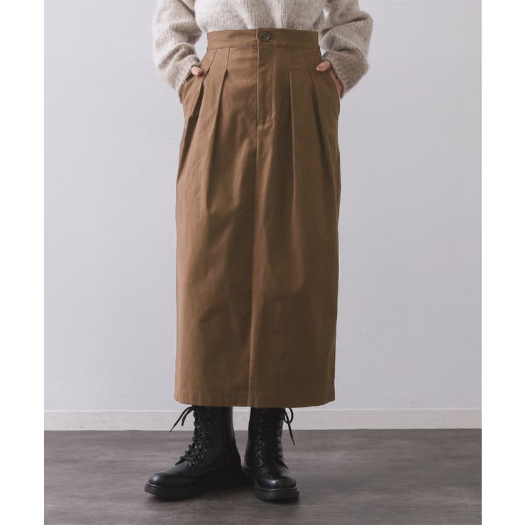 ストレッチタックナロースカート【洗濯機OK】 | OPAQUE.CLIP | 詳細画像9 