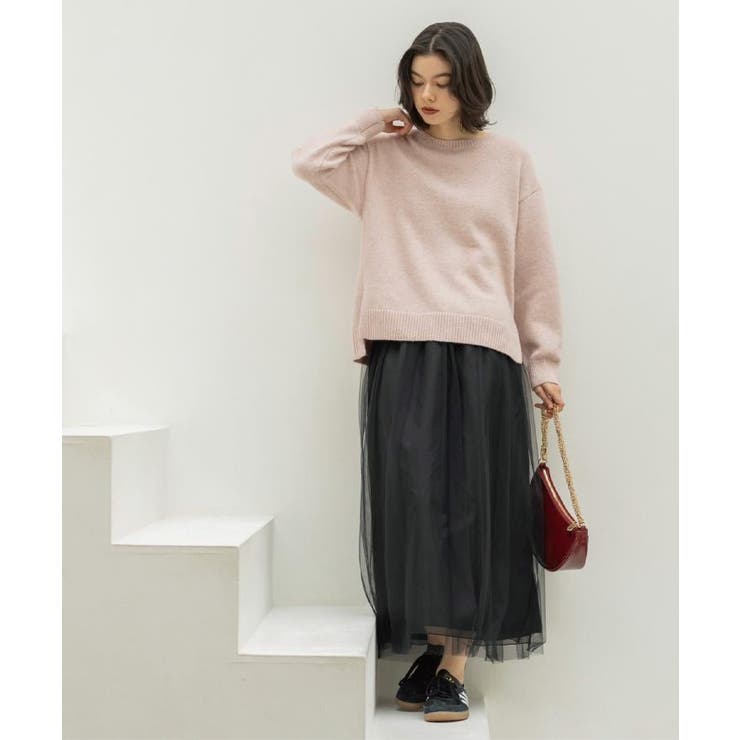 チュールイージーギャザースカート【洗濯機OK】 | OPAQUE.CLIP | 詳細画像14 