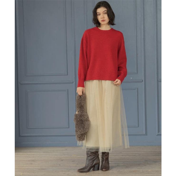 チュールイージーギャザースカート【洗濯機OK】 | OPAQUE.CLIP | 詳細画像16 