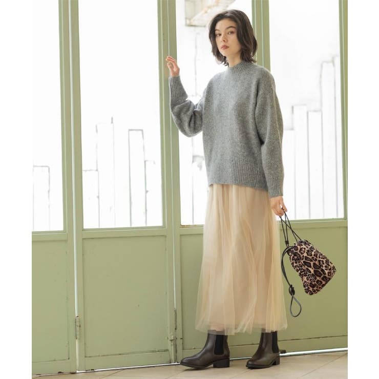 チュールイージーギャザースカート【洗濯機OK】 | OPAQUE.CLIP | 詳細画像20 