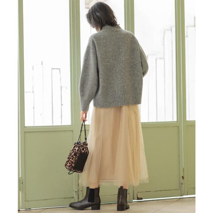 チュールイージーギャザースカート【洗濯機OK】 | OPAQUE.CLIP | 詳細画像22 