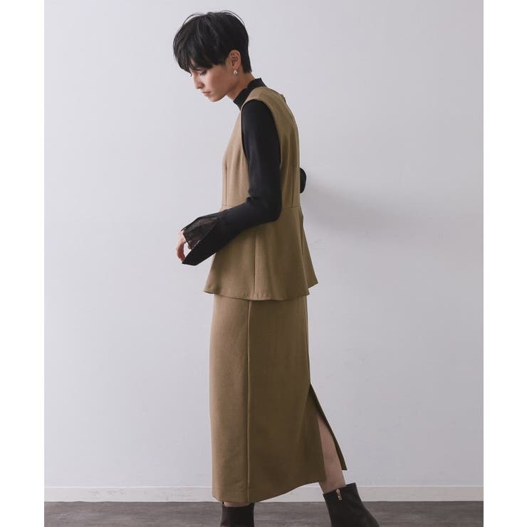 ペプラムデザインジャンドレ【洗濯機OK】 | OPAQUE.CLIP | 詳細画像10 