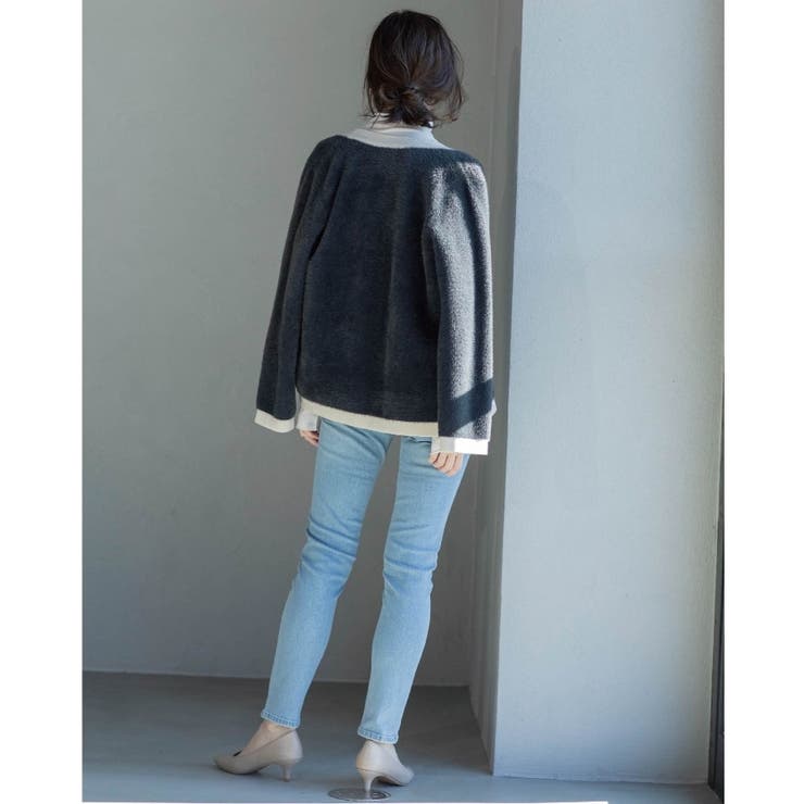 《SS-LLsize》ライクラストレッチスキニーデニムパンツ【洗濯機洗い可】 | OPAQUE.CLIP | 詳細画像9 