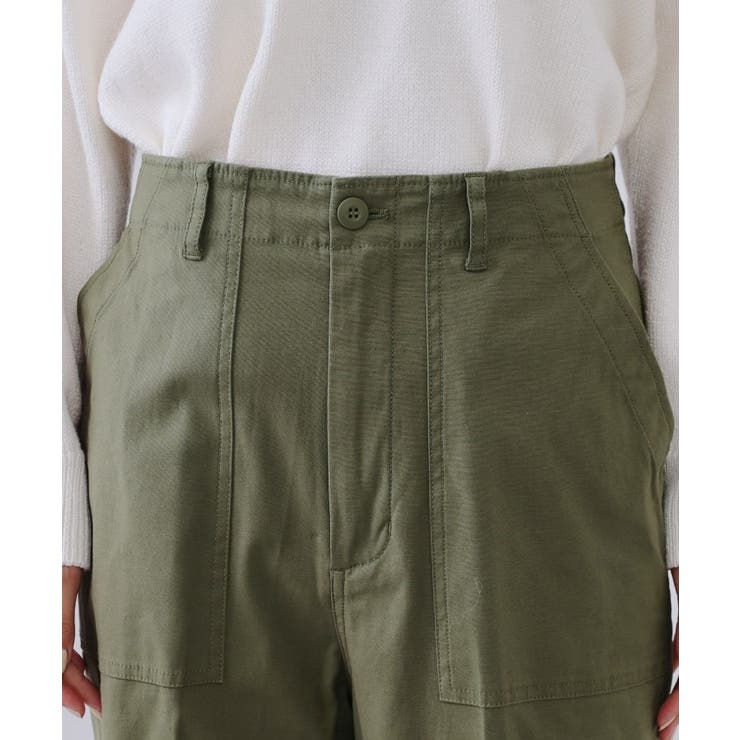 《S-LLサイズ》ストレッチベイカーワイドパンツ【洗濯機洗い可】 | OPAQUE.CLIP | 詳細画像38 