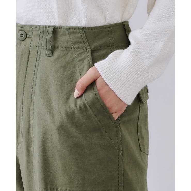 《S-LLサイズ》ストレッチベイカーワイドパンツ【洗濯機洗い可】 | OPAQUE.CLIP | 詳細画像39 