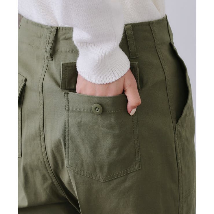 《S-LLサイズ》ストレッチベイカーワイドパンツ【洗濯機洗い可】 | OPAQUE.CLIP | 詳細画像40 