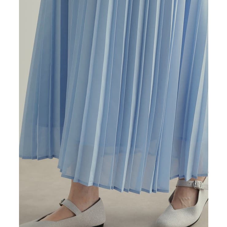 《通勤・セレモニー対応》シアーローンプリーツスカート【洗濯機洗い可】 | OPAQUE.CLIP | 詳細画像32 