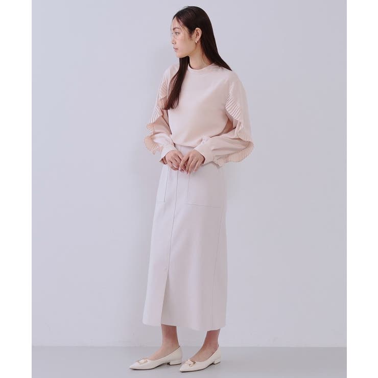 《美人百花掲載》プリーツフリルスリーブブラウス【洗濯機洗い可】 | OPAQUE.CLIP | 詳細画像11 