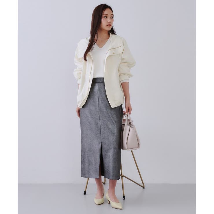 《SS-LLsize》撥水フードブルゾン【洗濯機洗い可/花粉対応】 | OPAQUE.CLIP | 詳細画像28 