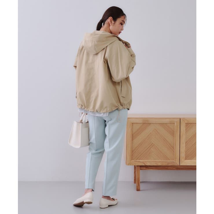 《SS-LLsize》撥水フードブルゾン【洗濯機洗い可/花粉対応】 | OPAQUE.CLIP | 詳細画像34 