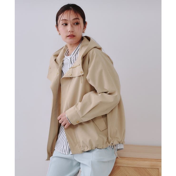 《SS-LLsize》撥水フードブルゾン【洗濯機洗い可/花粉対応】 | OPAQUE.CLIP | 詳細画像51 