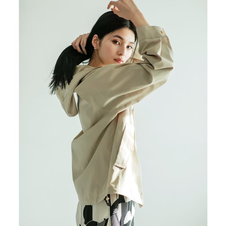 《SS-LLsize》撥水フードブルゾン【洗濯機洗い可/花粉対応】 | OPAQUE.CLIP | 詳細画像26 