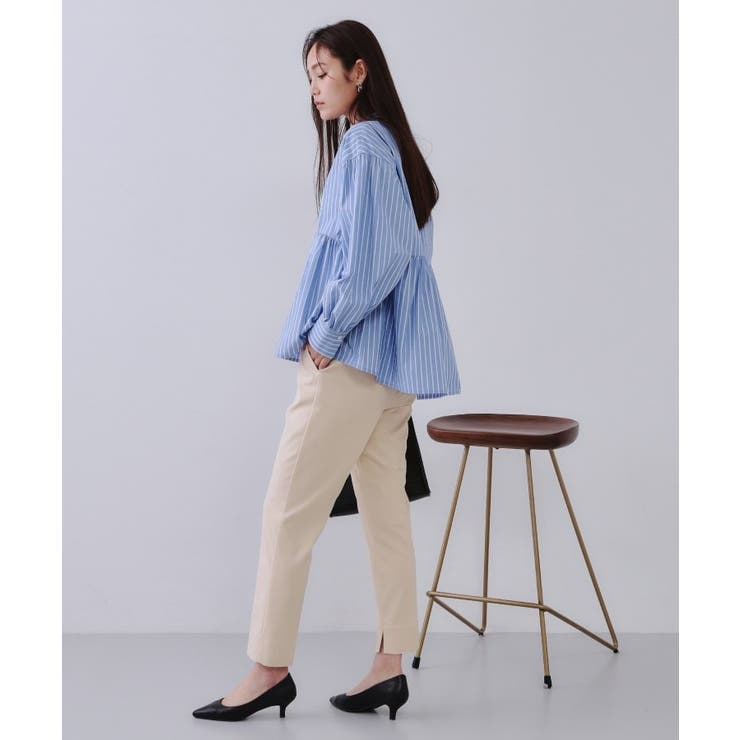 《S-LLsize》ハイストレッチイージースティックパンツ【洗濯機洗い可】 | OPAQUE.CLIP | 詳細画像30 