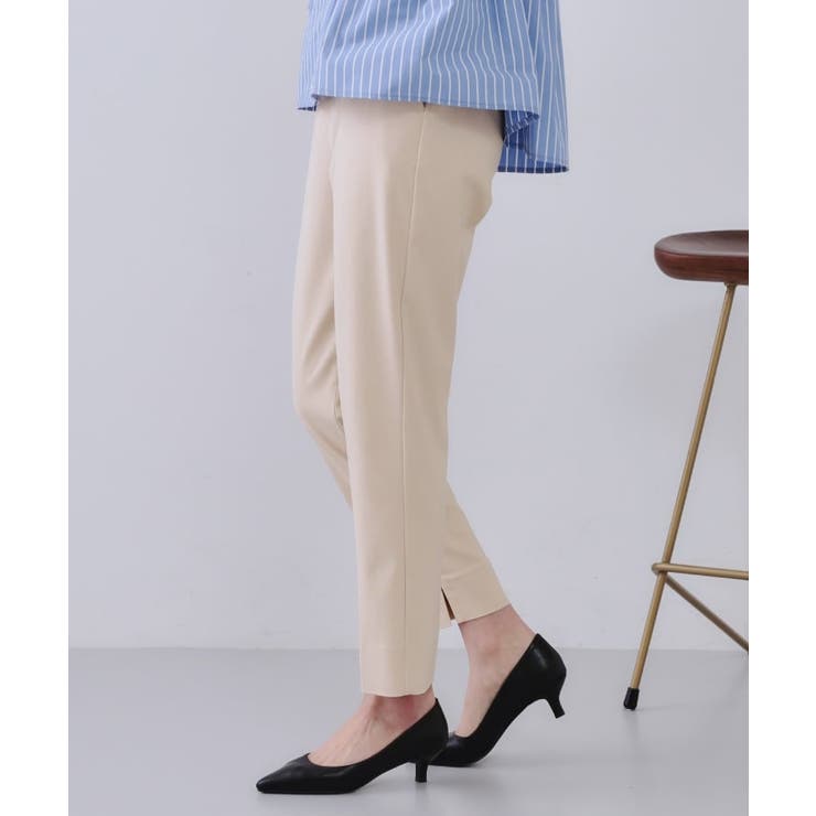 《S-LLsize》ハイストレッチイージースティックパンツ【洗濯機洗い可】 | OPAQUE.CLIP | 詳細画像27 