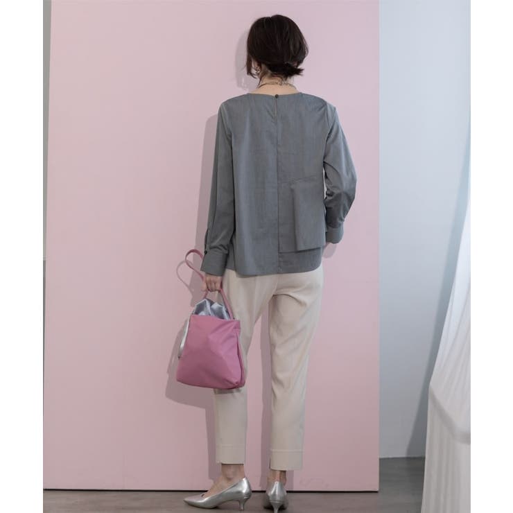 《S-LLsize》ハイストレッチイージースティックパンツ【洗濯機洗い可】 | OPAQUE.CLIP | 詳細画像11 