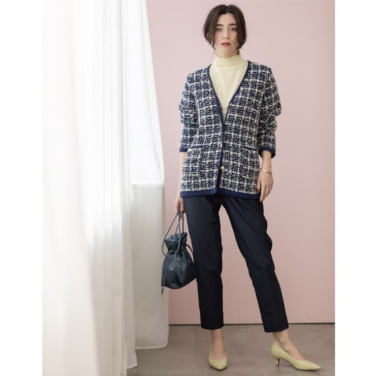 《S-LLsize》ハイストレッチイージースティックパンツ【洗濯機洗い可】 | OPAQUE.CLIP | 詳細画像18 