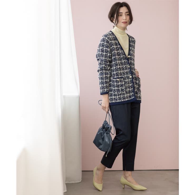 《S-LLsize》ハイストレッチイージースティックパンツ【洗濯機洗い可】 | OPAQUE.CLIP | 詳細画像20 