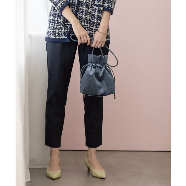 ネイビー(094) | 《S-LLsize》ハイストレッチイージースティックパンツ【洗濯機洗い可】 | OPAQUE.CLIP