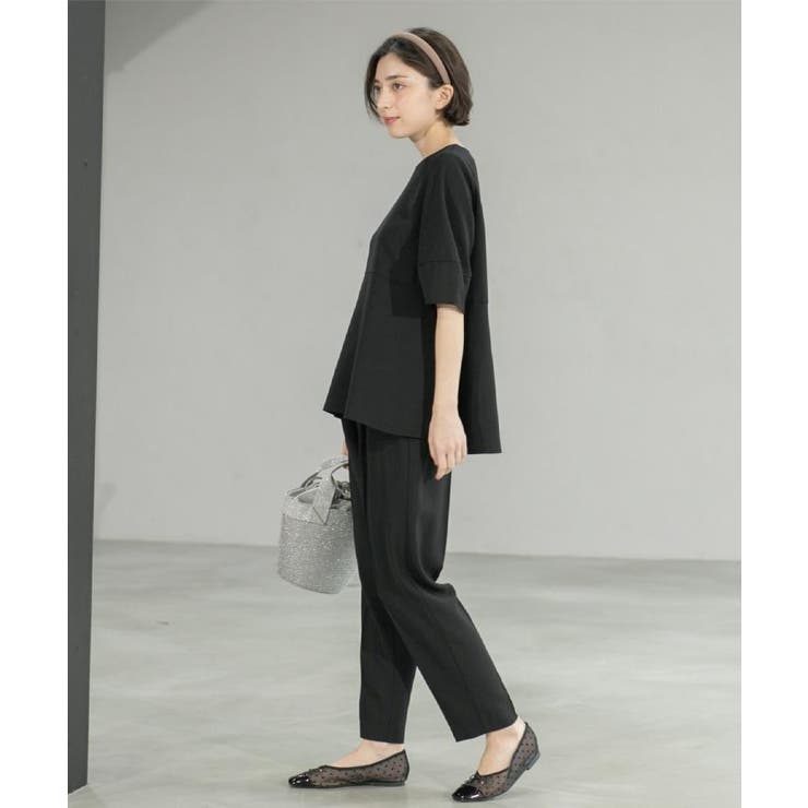 《6色展開 丈が選べる》美脚イージーテーパードパンツ セットアップ対応【ストレッ… | OPAQUE.CLIP | 詳細画像5 