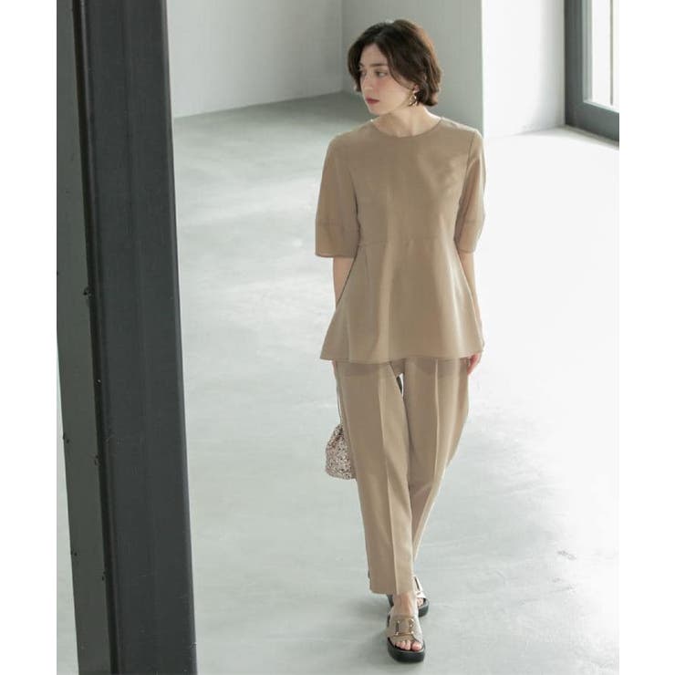 《6色展開 丈が選べる》美脚イージーテーパードパンツ セットアップ対応【ストレッ… | OPAQUE.CLIP | 詳細画像31 