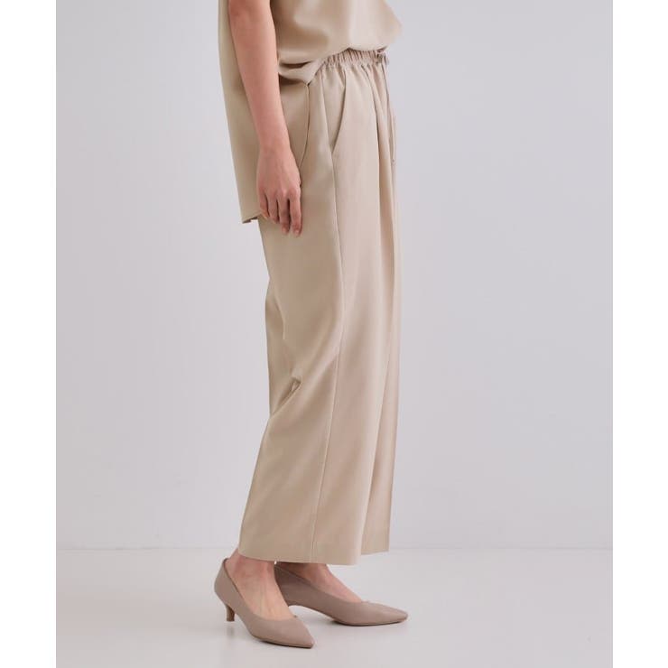 《6色展開 丈が選べる》美脚イージーワイドパンツ セットアップ対応【ストレッチ | OPAQUE.CLIP | 詳細画像41 