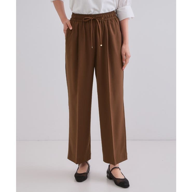 《6色展開 丈が選べる》美脚イージーワイドパンツ セットアップ対応【ストレッチ | OPAQUE.CLIP | 詳細画像60 