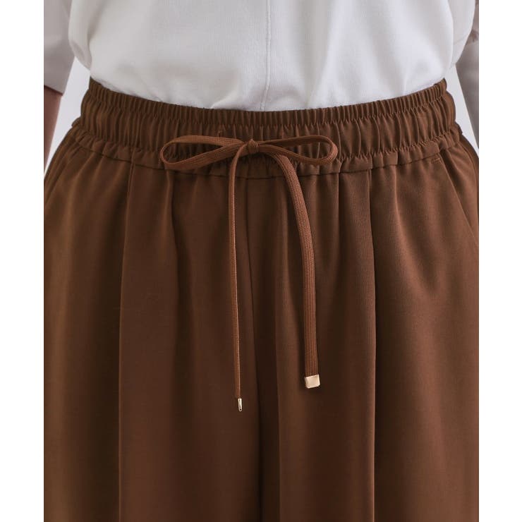 《6色展開 丈が選べる》美脚イージーワイドパンツ セットアップ対応【ストレッチ | OPAQUE.CLIP | 詳細画像63 