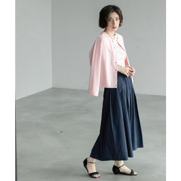 シアーヴィンテージイージーフレアスカート【洗濯機洗い可】 | OPAQUE.CLIP | 詳細画像6 