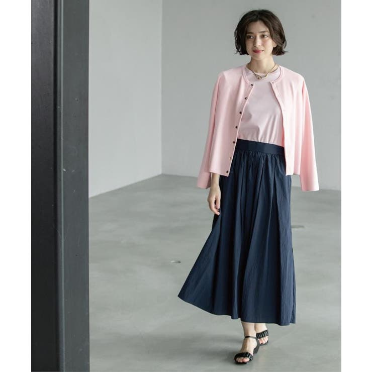 シアーヴィンテージイージーフレアスカート【洗濯機洗い可】 | OPAQUE.CLIP | 詳細画像9 