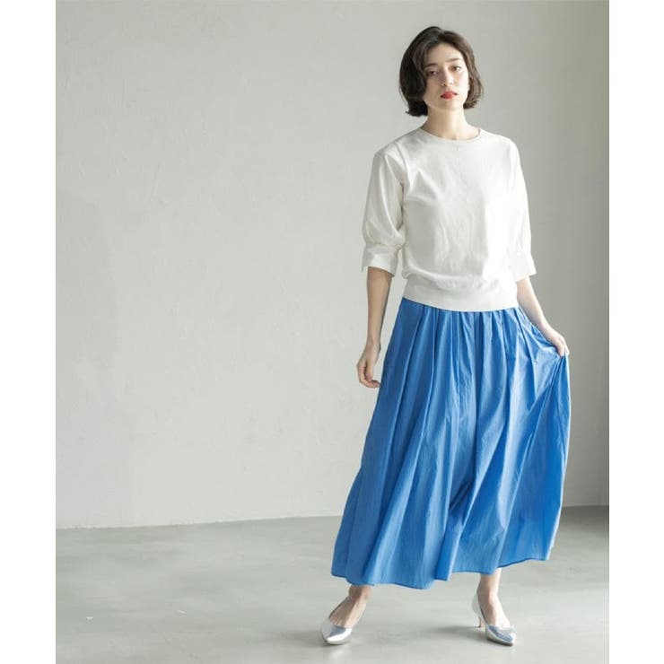 シアーヴィンテージイージーフレアスカート【洗濯機洗い可】 | OPAQUE.CLIP | 詳細画像17 