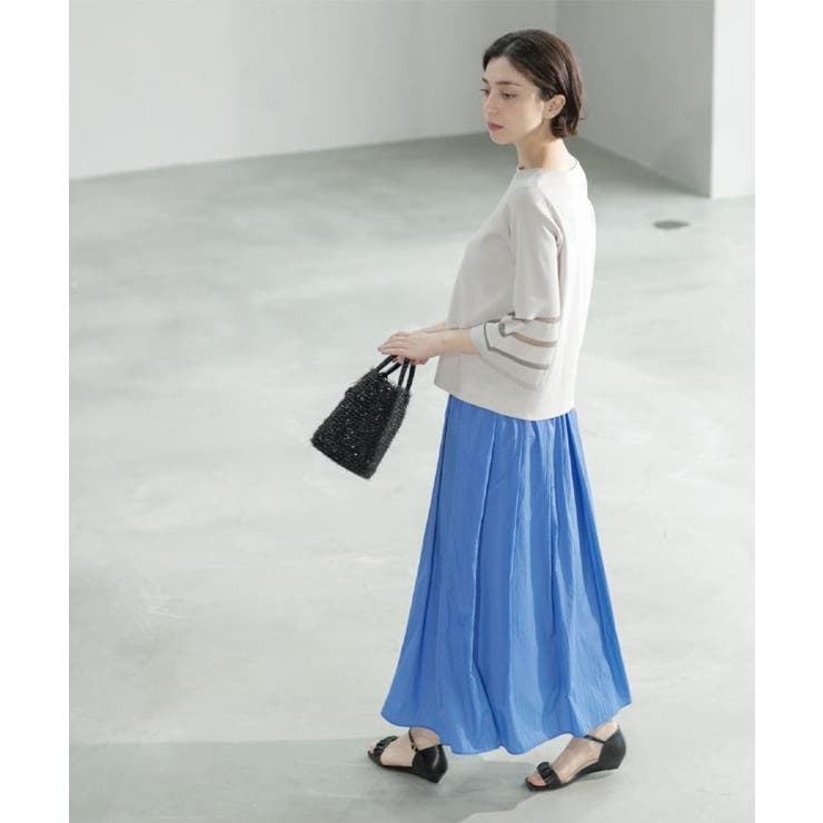 シアーヴィンテージイージーフレアスカート【洗濯機洗い可】 | OPAQUE.CLIP | 詳細画像20 