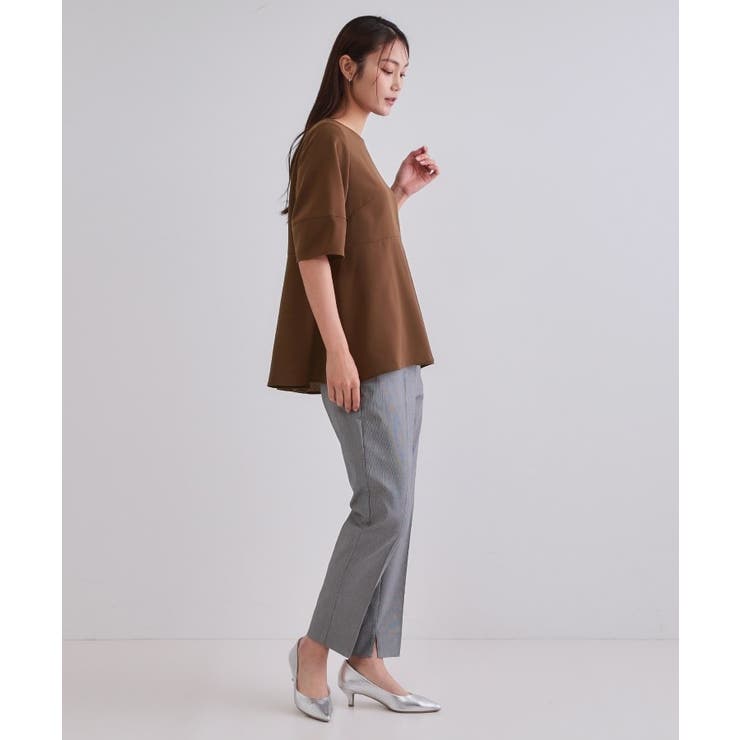 ストレッチペプラムブラウス セットアップ対応 | OPAQUE.CLIP | 詳細画像45 