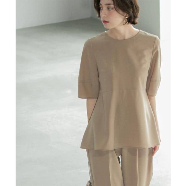 ストレッチペプラムブラウス セットアップ対応 | OPAQUE.CLIP | 詳細画像28 