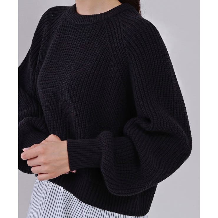 レイヤード風ミドルゲージニット【洗濯機洗い可】 | OPAQUE.CLIP | 詳細画像17 