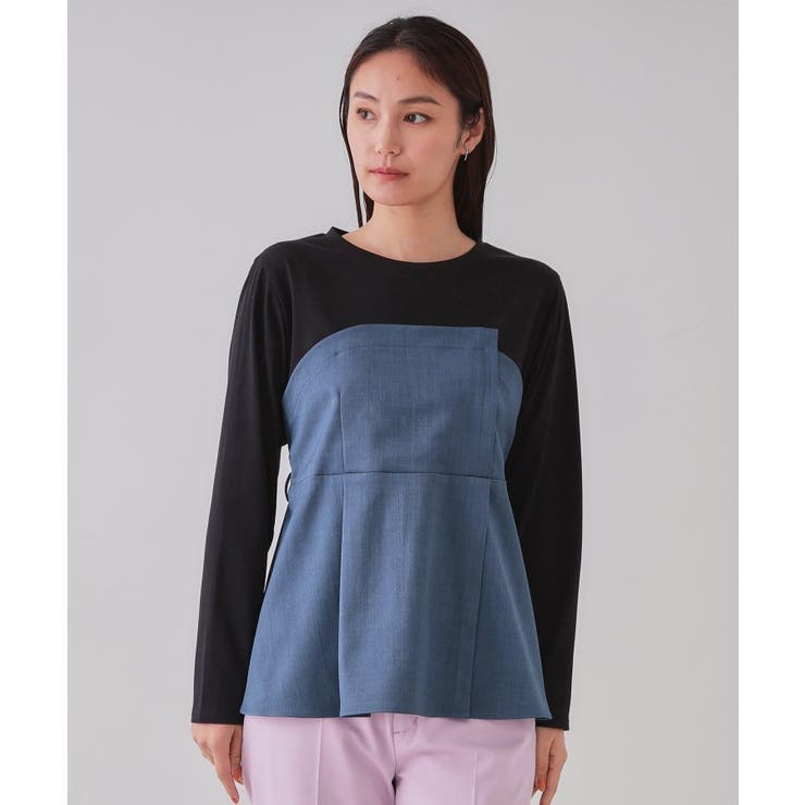 ベルト付ビスチェドッキングカットソー【洗濯機洗い可】 | OPAQUE.CLIP | 詳細画像25 