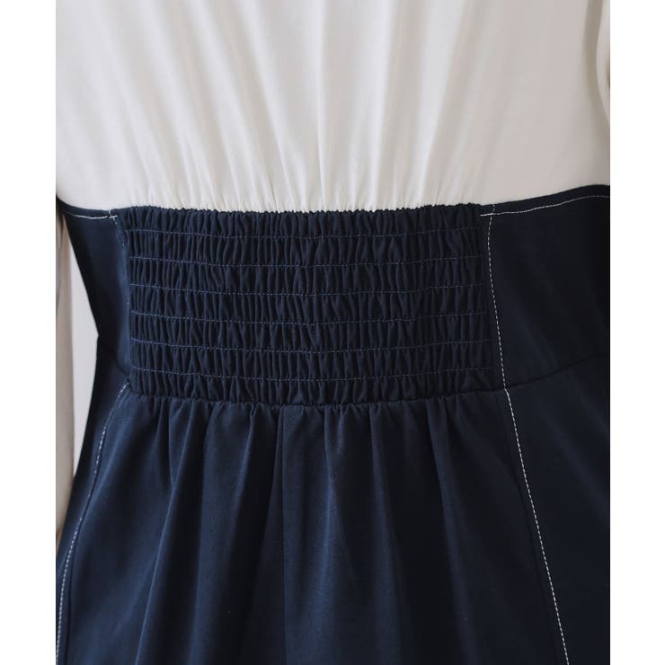 ビスチェドッキングワンピース【洗濯機洗い可】 | OPAQUE.CLIP | 詳細画像15 