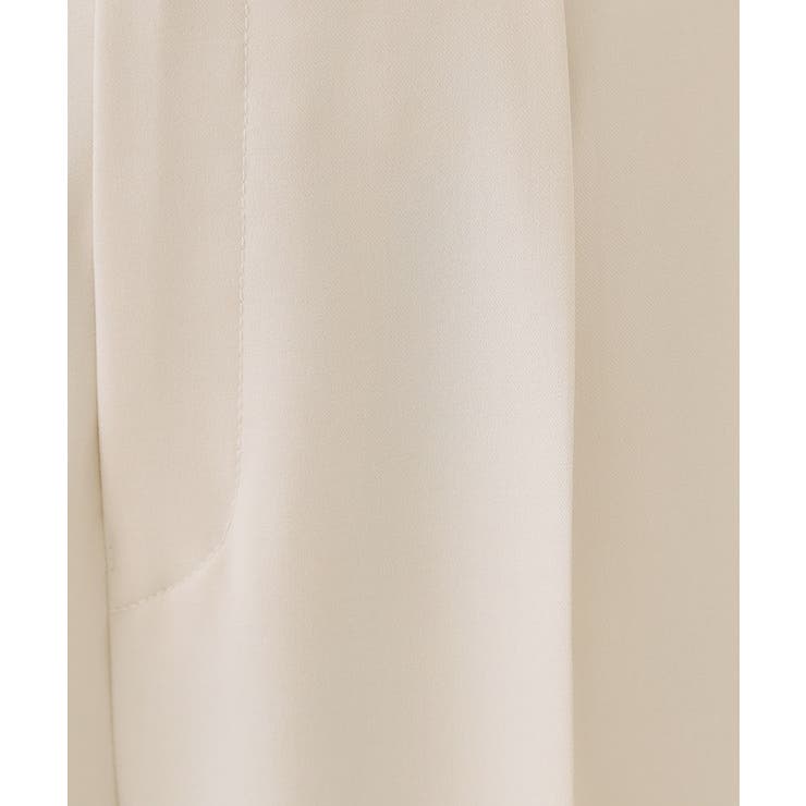 ベルト付きタックワイドパンツ/セットアップ対応【洗濯機洗い可】 | OPAQUE.CLIP | 詳細画像18 