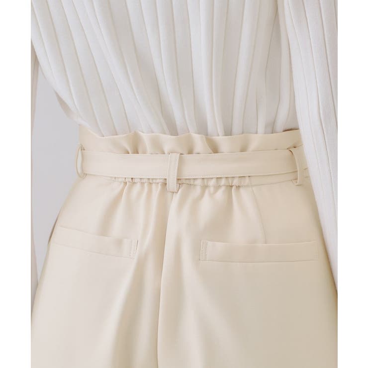 ベルト付きタックワイドパンツ/セットアップ対応【洗濯機洗い可】 | OPAQUE.CLIP | 詳細画像23 