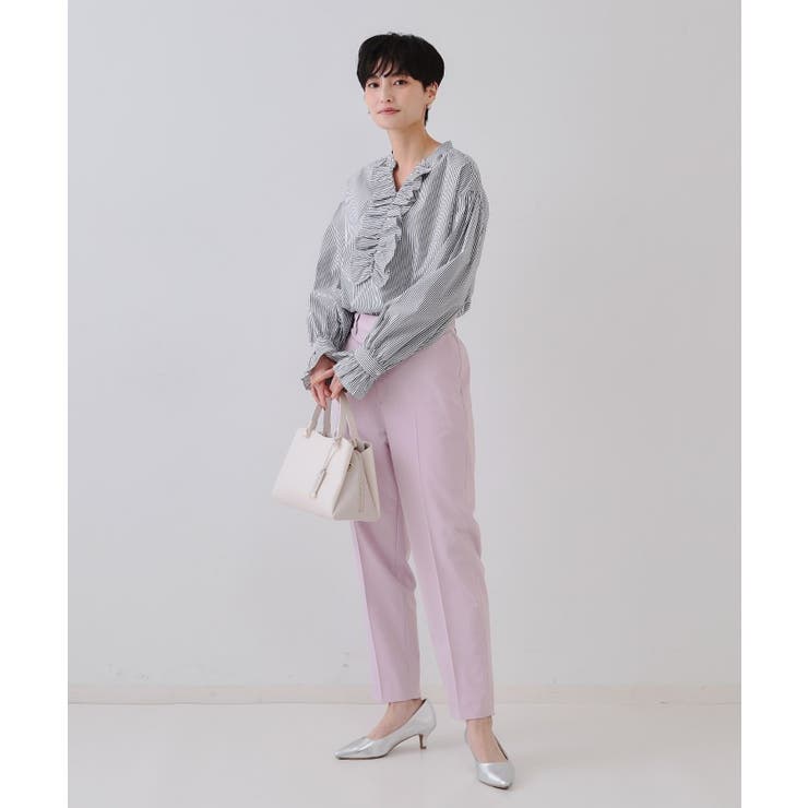 美脚ストレッチテーパードパンツ【洗濯機洗い可】 | OPAQUE.CLIP | 詳細画像34 