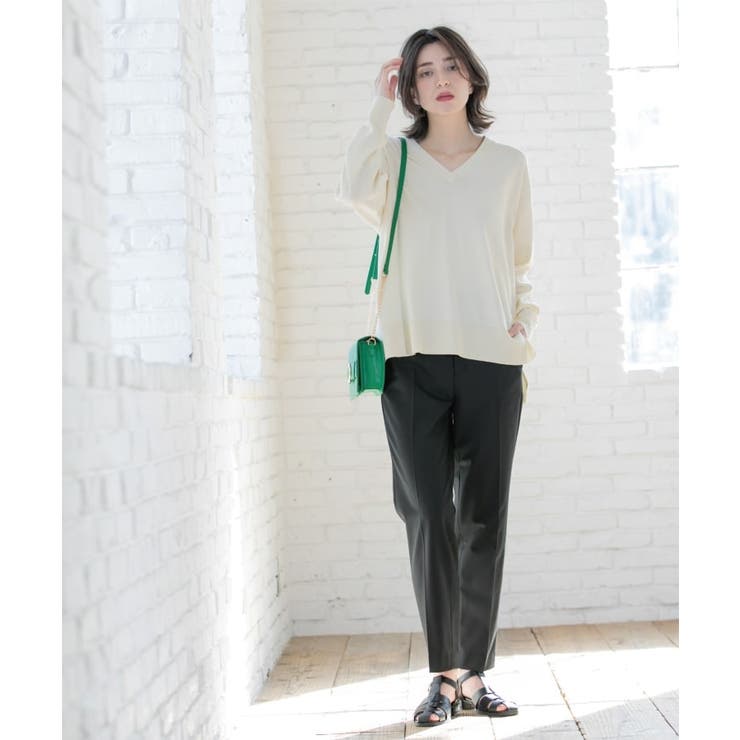 美脚ストレッチテーパードパンツ【洗濯機洗い可】 | OPAQUE.CLIP | 詳細画像11 